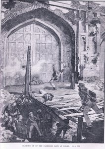 デリー1857 ADでカシミア門を爆破 作： Henry Marriott Paget